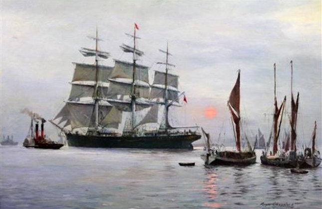 Samuel Plimsoll, painted by Roger Chapelet (1903-1995)