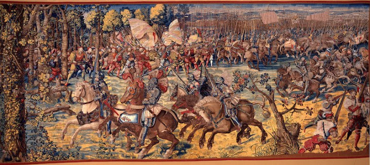 The Battle of Pavia in 1525
