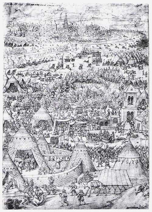 The siege of Vienna in 1529