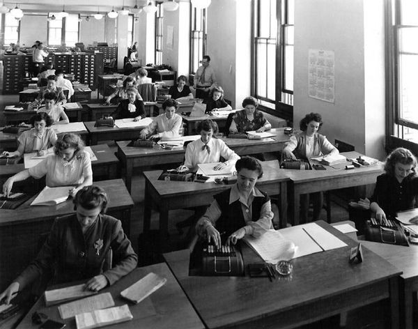 Computers at work in 1947