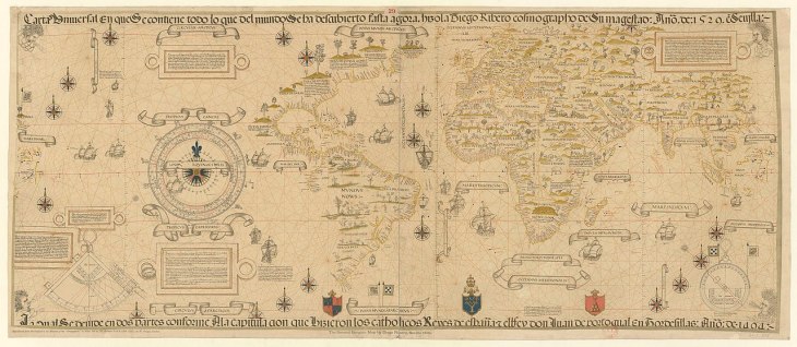 Diogo Ribeiro map of 1529